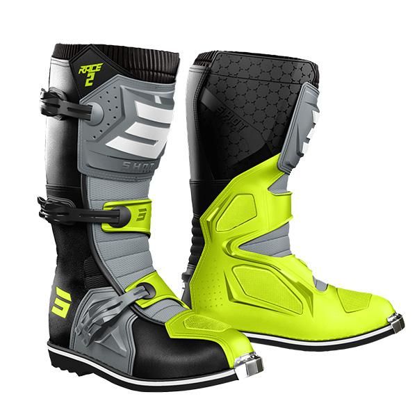 Buty SHOT RACE 2 BLACK_GREY_NEON_YELLOW 39