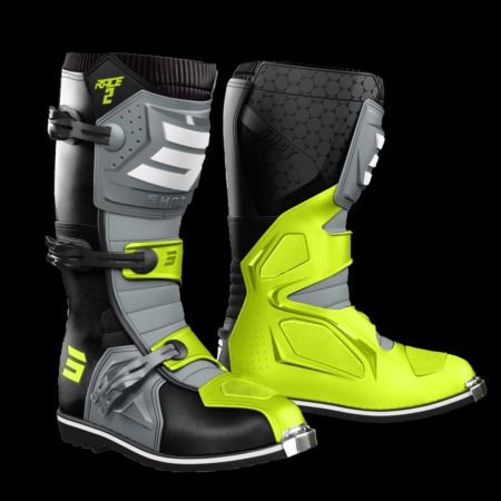 Buty SHOT RACE 2 BLACK_GREY_NEON_YELLOW 39
