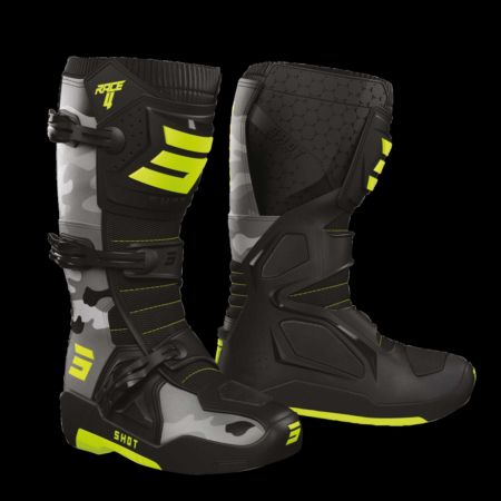 Buty SHOT RACE 4 CAMO NEON_YELLOW 39