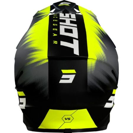 Kask SHOT FURIOUS VERSUS neon yellow matt XL