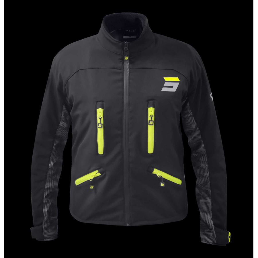 Kurtka SHOT CLIMATIC BLACK_NEON_YELLOW M