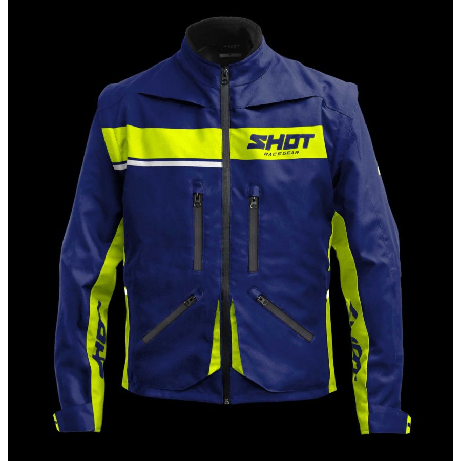 Kurtka SHOT CONTACT ASSAULT 2.0 BLUE_NEON_YELL 2XL