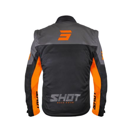 Kurtka SHOT SOFTSHELL LITE BLACK_ORANGE L