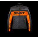 Kurtka SHOT SOFTSHELL LITE BLACK_ORANGE XL