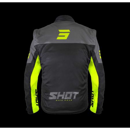 Kurtka SHOT SOFTSHELL LITE BLACK_NEON_YELLOW S