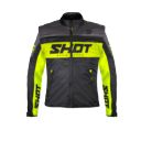 Kurtka SHOT SOFTSHELL LITE BLACK_NEON_YELLOW 2XL