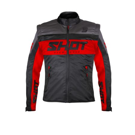 Kurtka SHOT SOFTSHELL LITE BLACK_RED 3XL