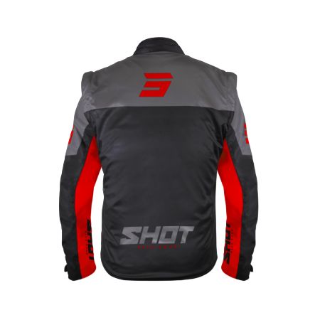 Kurtka SHOT SOFTSHELL LITE BLACK_RED 3XL