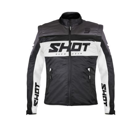Kurtka SHOT SOFTSHELL LITE BLACK_WHITE S
