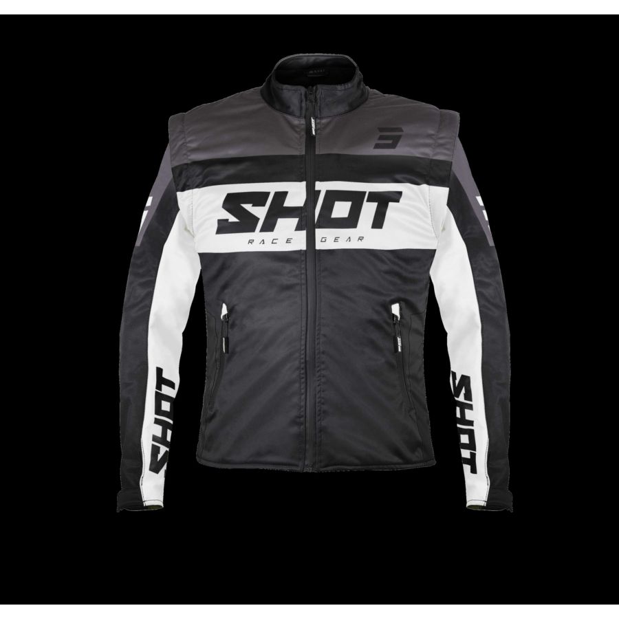 Kurtka SHOT SOFTSHELL LITE BLACK_WHITE XL