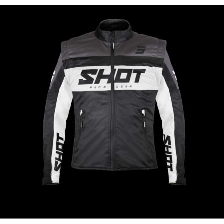 Kurtka SHOT SOFTSHELL LITE BLACK_WHITE XL