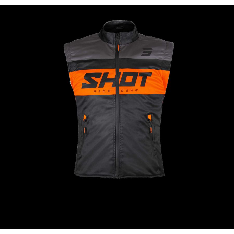 Bodywarmer SHOT BODYWARMER LITE BLACK_ORANGE S