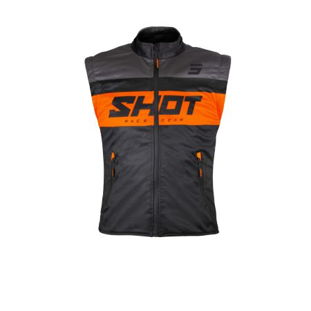 Bodywarmer SHOT BODYWARMER LITE BLACK_ORANGE XL