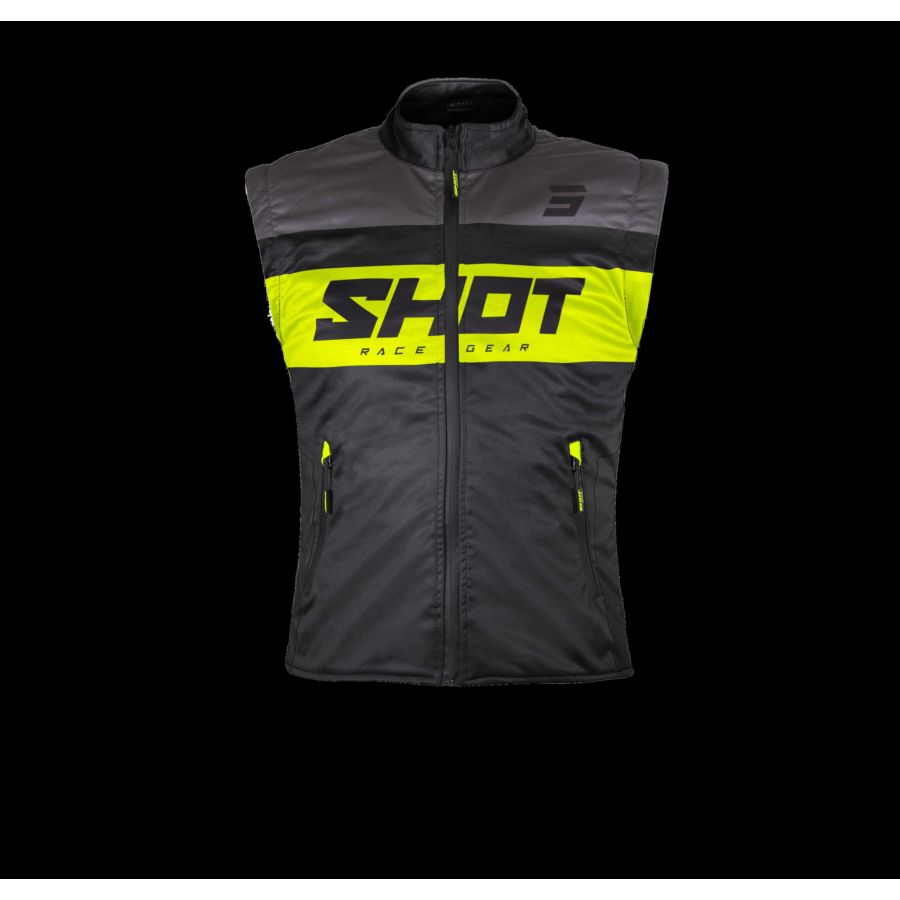 Bodywarmer SHOT BODYWARMER LITE BK_NEON_YELL 2XL