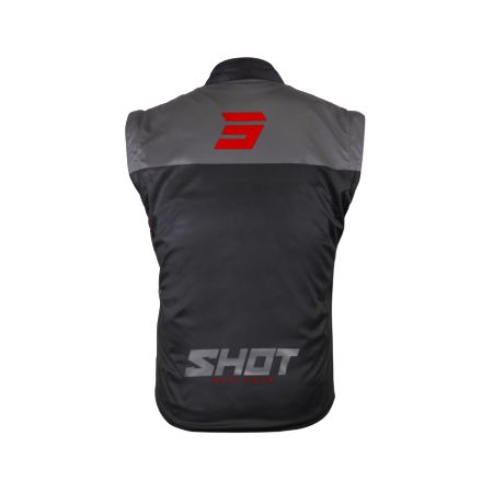 Bodywarmer SHOT BODYWARMER LITE BLACK_RED L