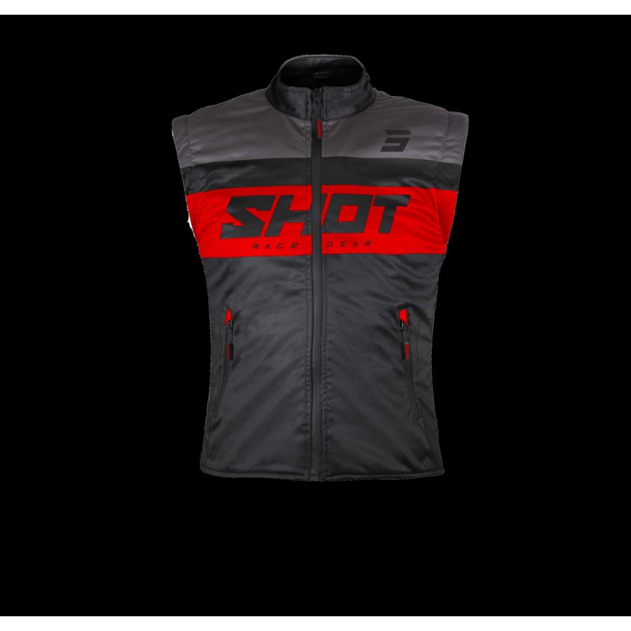 Bodywarmer SHOT BODYWARMER LITE BLACK_RED XL