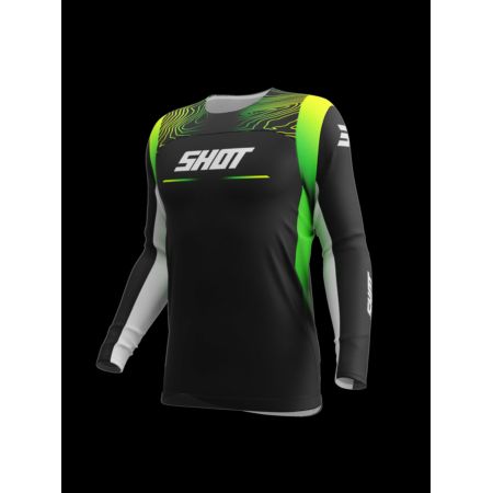 Bluza SHOT CONTACT KID APEX NEON_YELLOW 8-9