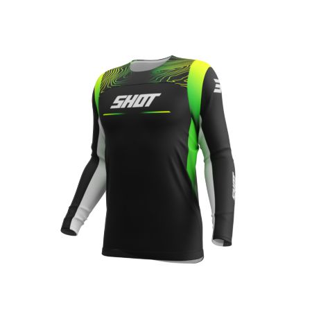 Bluza SHOT CONTACT KID APEX NEON_YELLOW 10-11