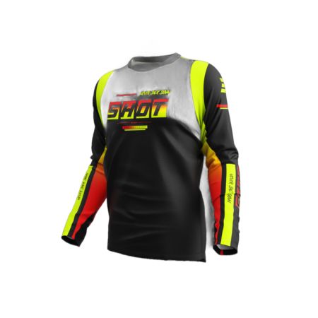 Bluza SHOT DEVO BLOCK NEON_YELLOW L