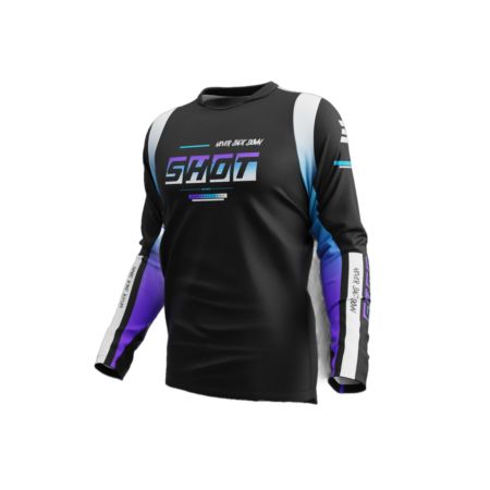 Bluza SHOT DEVO BLOCK PURPLE L