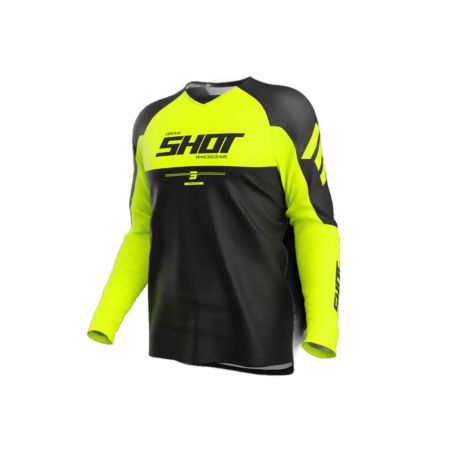 Bluza SHOT DRAW PRIVATE NEON_YELLOW 3XL