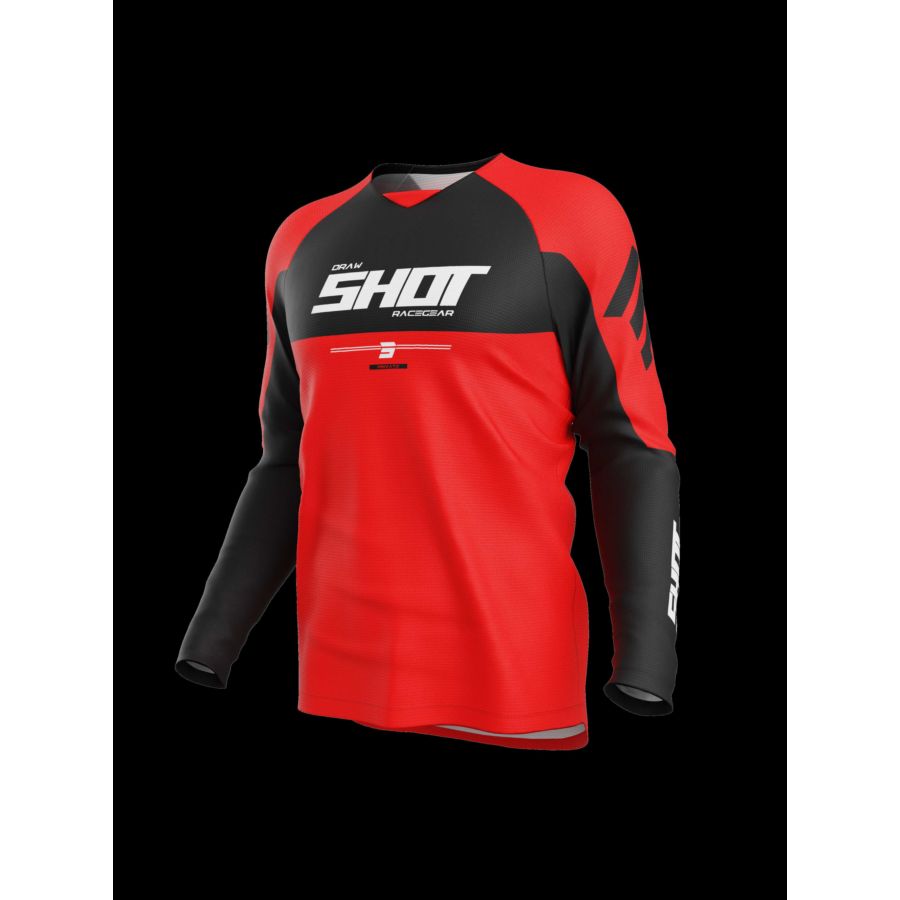 Bluza SHOT DRAW PRIVATE RED S