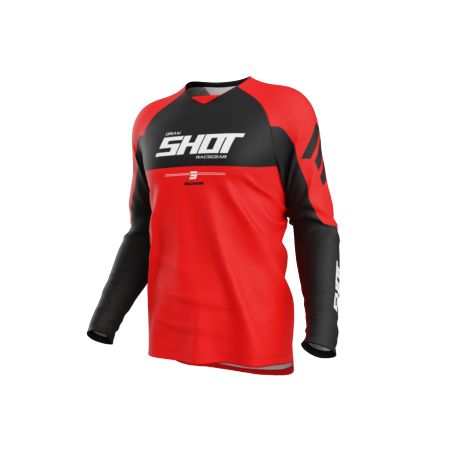 Bluza SHOT DRAW PRIVATE RED S