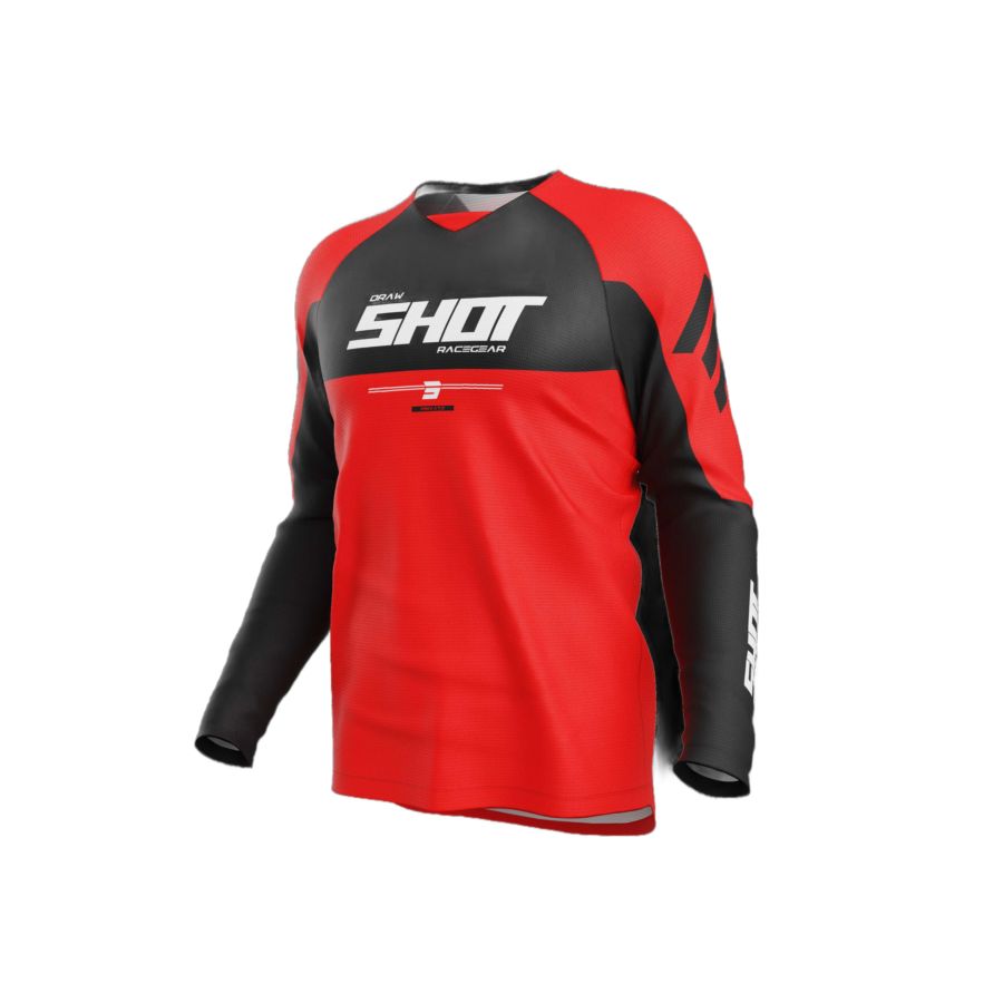 Bluza SHOT DRAW PRIVATE RED XL