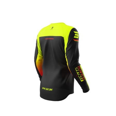 Bluza SHOT DRAW KID BLOCK NEON_YELLOW 8-9