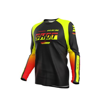 Bluza SHOT DRAW KID BLOCK NEON_YELLOW 12-13