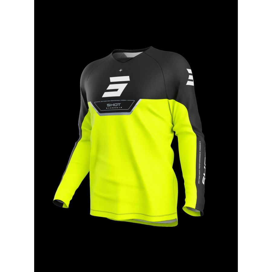 Bluza SHOT DRAW KID DAYTONA NEON_YELLOW 6-7