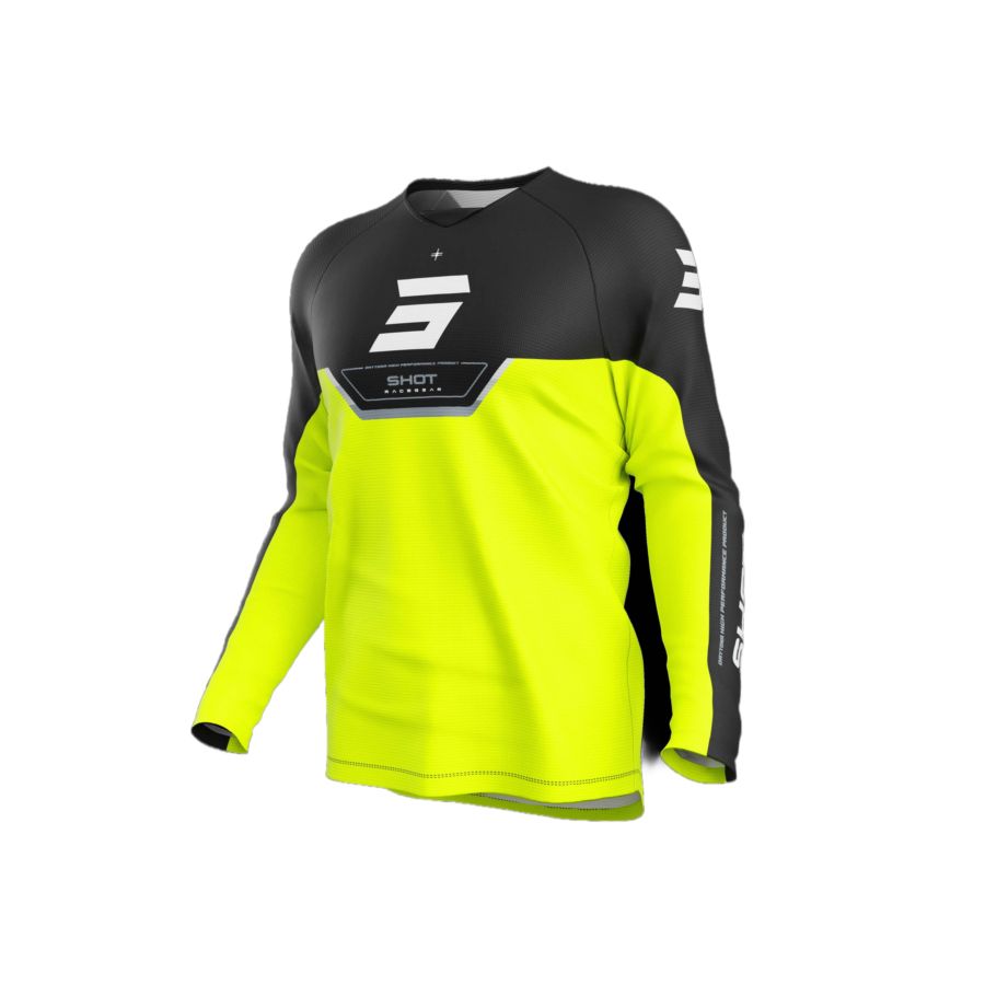 Bluza SHOT DRAW KID DAYTONA NEON_YELLOW 8-9