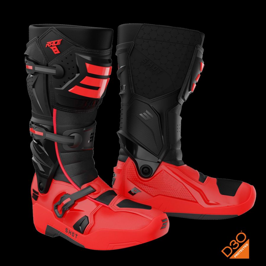 Buty SHOT RACE 8 BLACK_RED 42