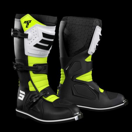 Buty SHOT RACE 2 KID BLACK_WHITE_NEON_YELLOW 40