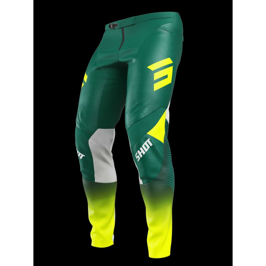 Spodnie SHOT CONTACT GP_26 GREEN_NEON YELLOW 30