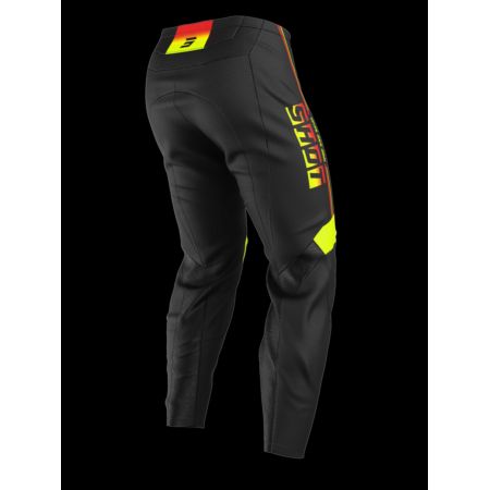 Spodnie SHOT DRAW KID BLOCK NEON_YELLOW 12-13