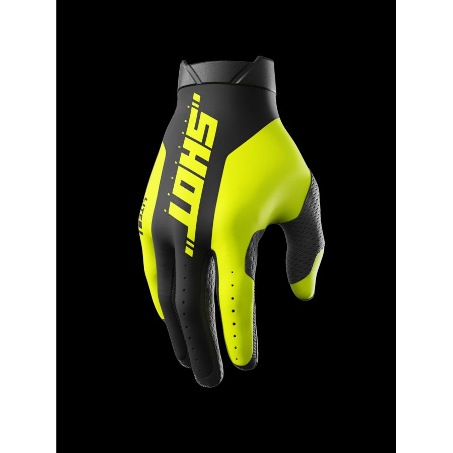 Rękawiczki SHOT LITE PRO NEON_YELLOW 10