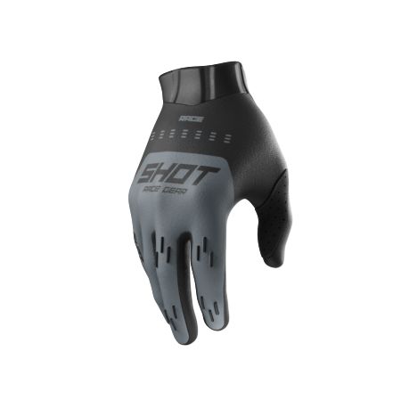 Rękawiczki SHOT RACE EVO BLACK_GREY 09