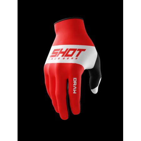 Rękawiczki SHOT DRAW SKY RED 08