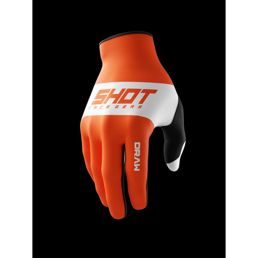 Rękawiczki SHOT DRAW SKY ORANGE 12