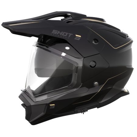 Kask SHOT TREK MAX VISION RALLY BK_SAND_GLOSSY XS