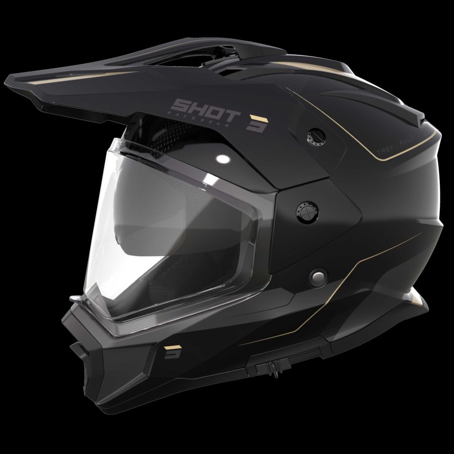 Kask SHOT TREK MAX VISION RALLY BK_SAND_GLOSSY S