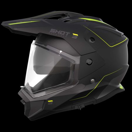 Kask SHOT TREK MAX VISION RALLY BK_NEO_YELL_MATT M