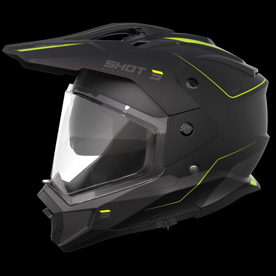 Kask SHOT TREK MAX VISION RALLY BK_NEO_YEL_MAT 2XL