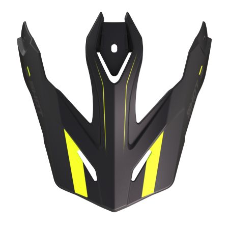 Daszek SHOT TREK RALLY BLACK_NEON_YELLOW_MATT