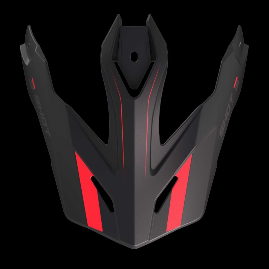 Daszek SHOT TREK RALLY BLACK_RED_MATT