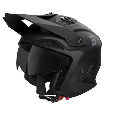 Kask SHOT DROP SOLID BLACK_MATT S