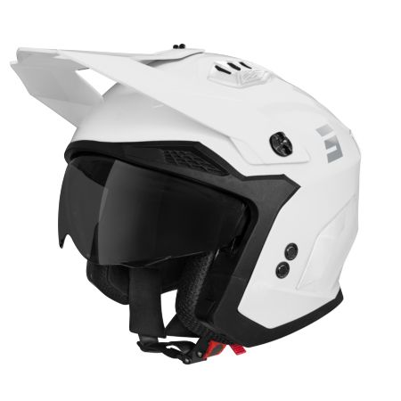 Kask SHOT DROP SOLID WHITE_GLOSSY XS