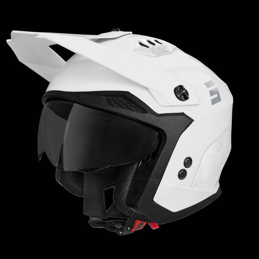 Kask SHOT DROP SOLID WHITE_GLOSSY L