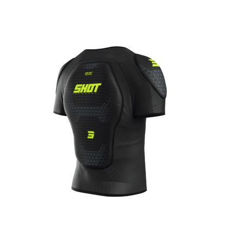 Koszulka SHOT TUŁÓW AIRLIGHT BLACK_NEON_YELLOW S